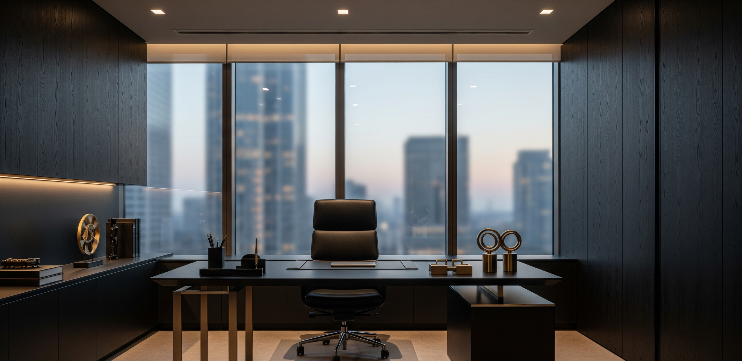 Sophisticated executive office representing a temporary layoff in Alberta legal consultation